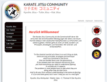 Tablet Screenshot of karate-jitsu-community.de